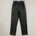 Abercrombie & Fitch Curve Love Black Vegan Leather Straight Leg Pants size 25