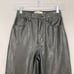 Abercrombie & Fitch Curve Love Black Vegan Leather Straight Leg Pants size 25