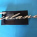 1963 Ford Fairlane 500 chrome script metal emblem