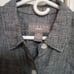 Norton McNaughton Womens 100% Linen Black White Button Front Capri Set