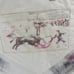Vintage Framed Silk BULL FIGHTING MATADOR Silk SCARF Pink Gray 22”x 22”