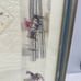 Vintage Framed Silk BULL FIGHTING MATADOR Silk SCARF Pink Gray 22”x 22”