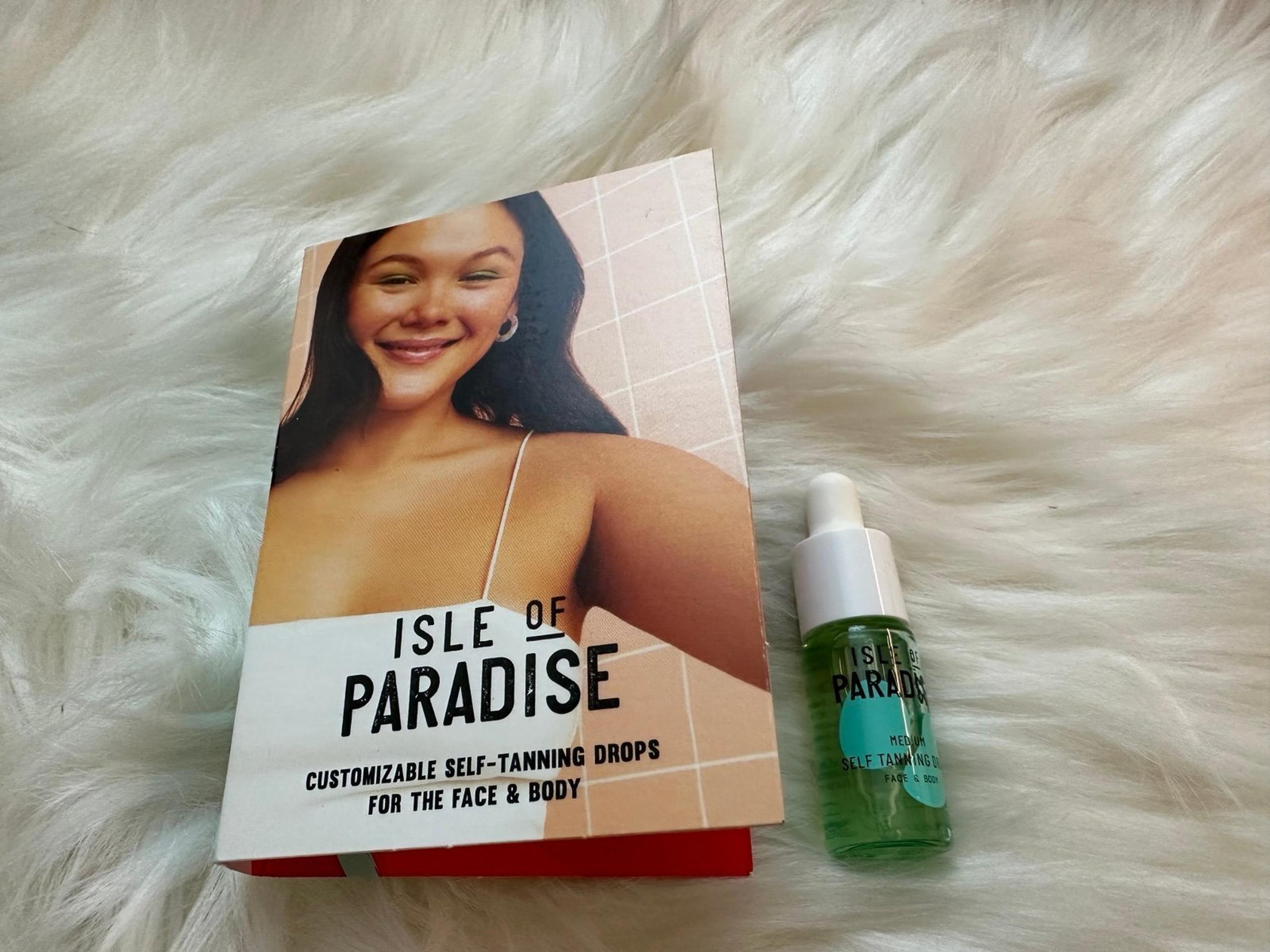 ISLE of paradise Customizable Self-Tanning Drops for the Face & Body Mini KK21