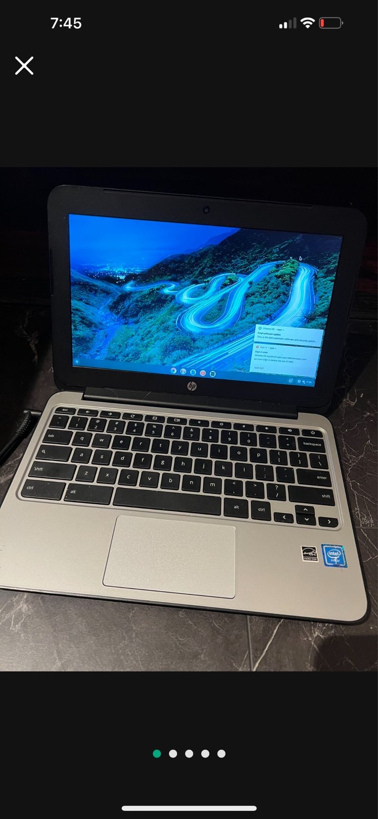 HP Chromebook in Gray