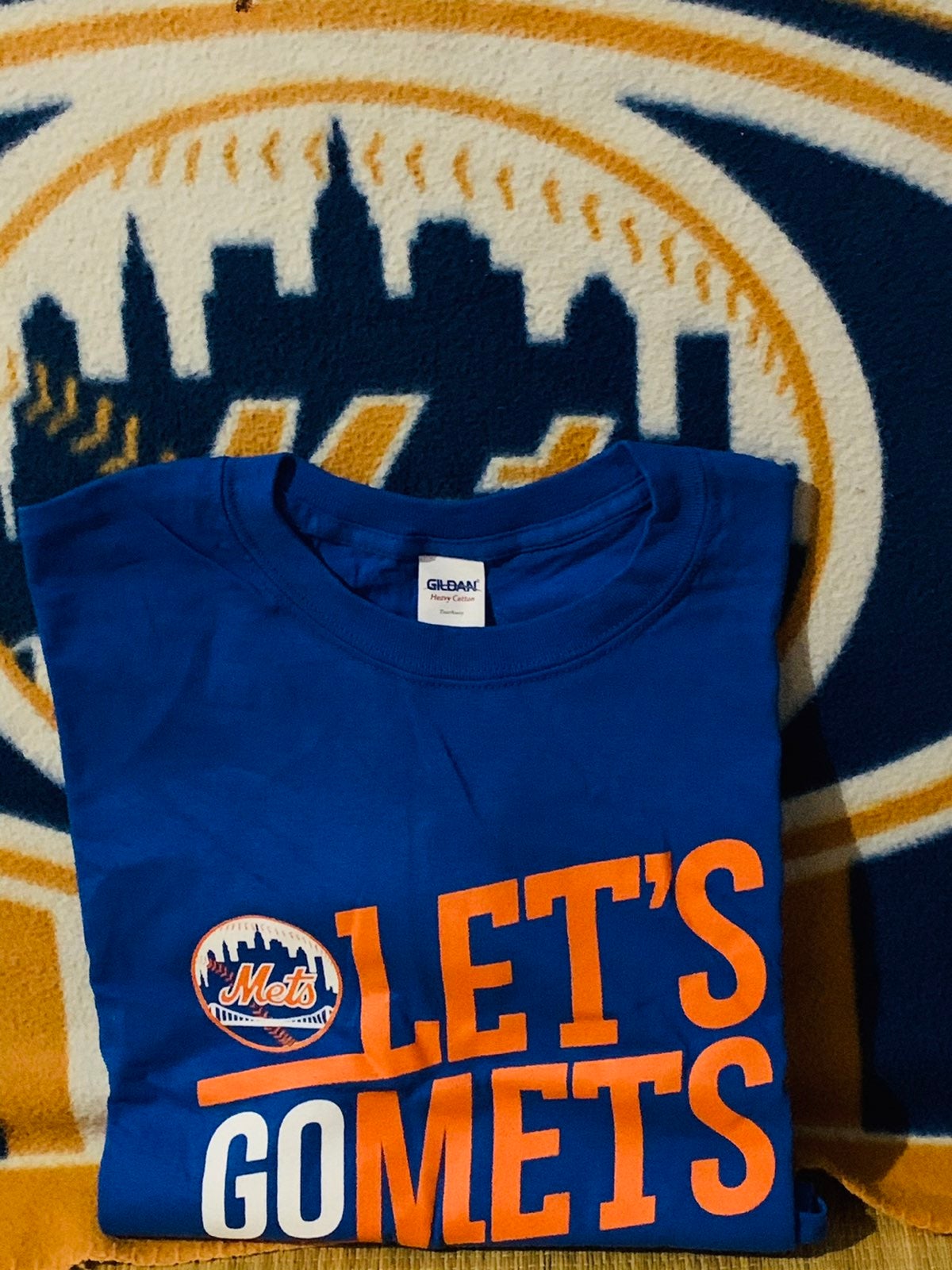 MLB Lets Go Mets, Gulf, Blue t-Shirt