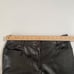 Vintage Ginkoo Faux Leather Pants Dark Brown Straight Leg Women's Size 30