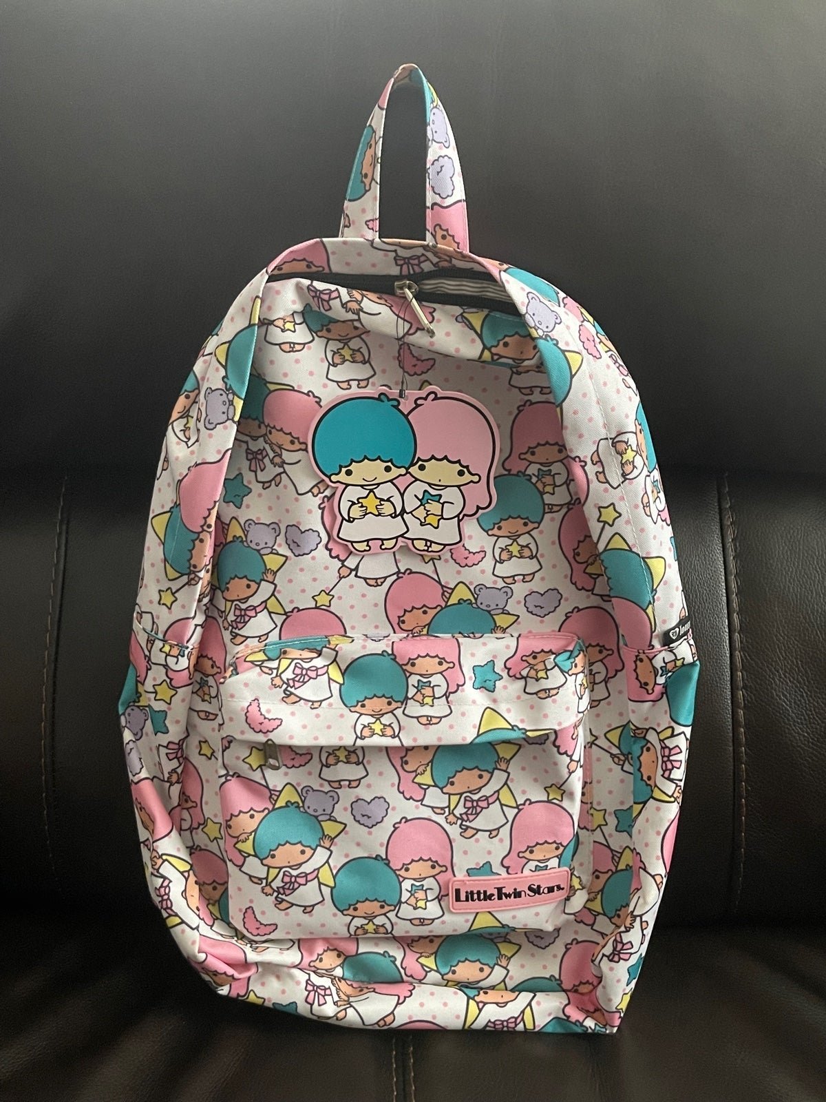 RARE HTF Sanrio Little Twin Stars Loungefly 2 piece backpack w/ matching zip bag