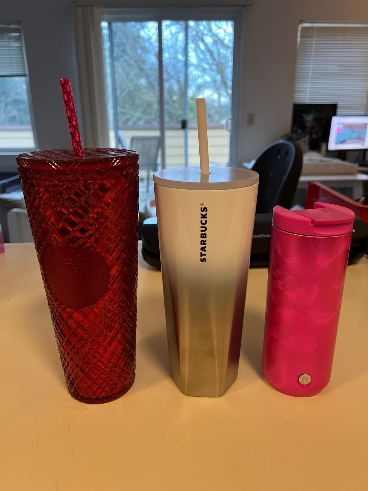Lot of (3) Starbucks Tumblers