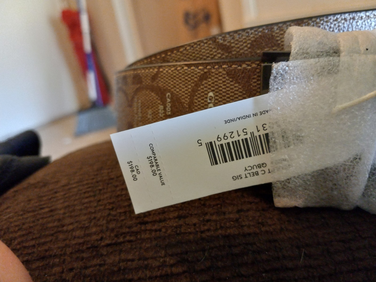 Coach wide belts for women