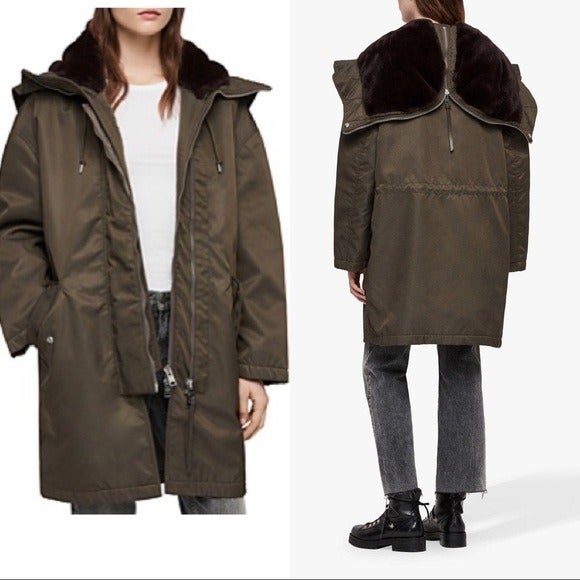 all saints tyra parka