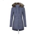 O’Neill Blue Frontier Parka Faux Fur Hooded Winter Jacket Womens Size S