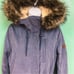 O’Neill Blue Frontier Parka Faux Fur Hooded Winter Jacket Womens Size S