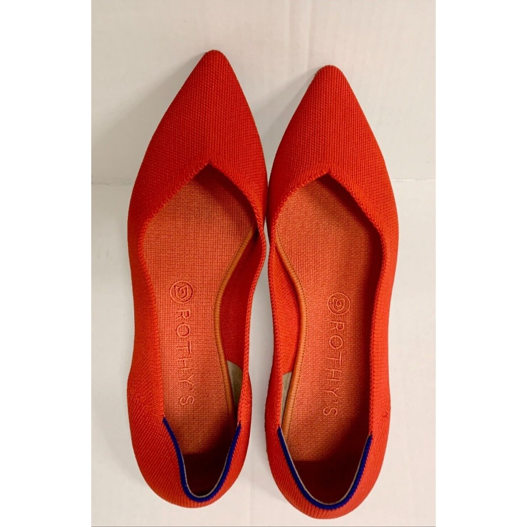 Rothy’s Flame Point Shoes Size 10