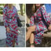 ZARA BLOGGER FAVORITE PRINTED MIDI DRESS MULTICOLORED