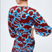 ZARA BLOGGER FAVORITE PRINTED MIDI DRESS MULTICOLORED