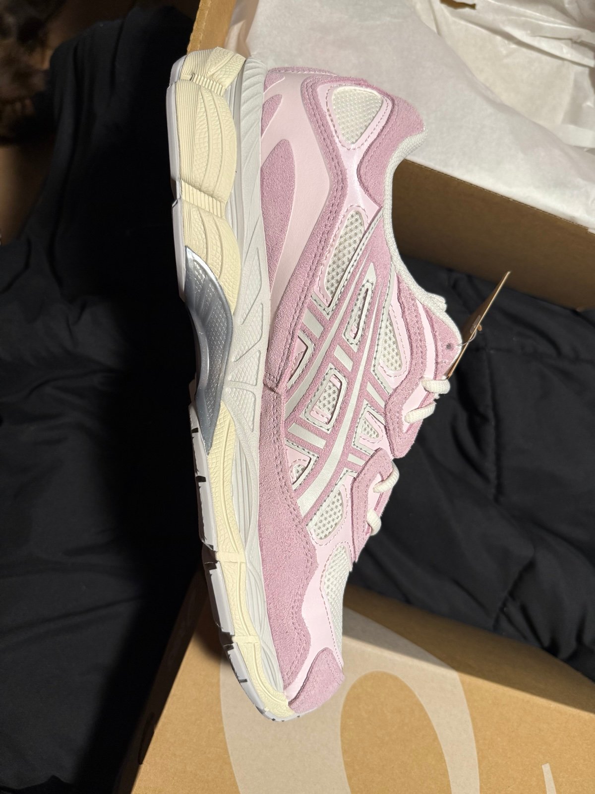 ASICS gel nyc “cream/rose water”
