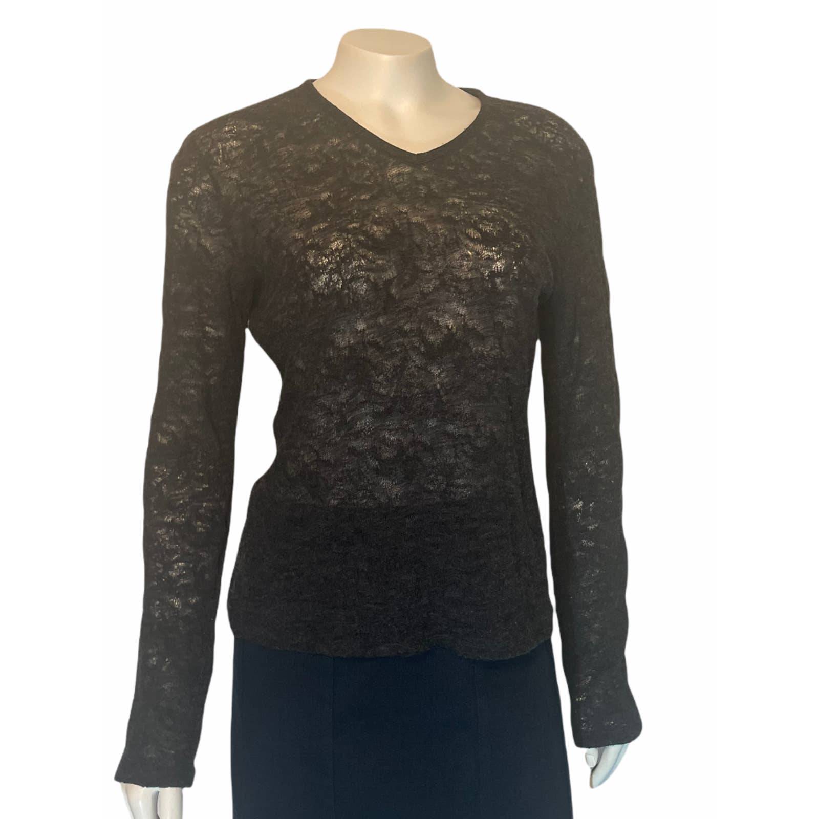 Emanuel Ungaro wool gray sweater S