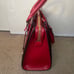 Michael Kors suede red handbag