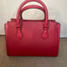 Michael Kors suede red handbag