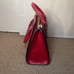 Michael Kors suede red handbag