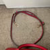 Michael Kors suede red handbag