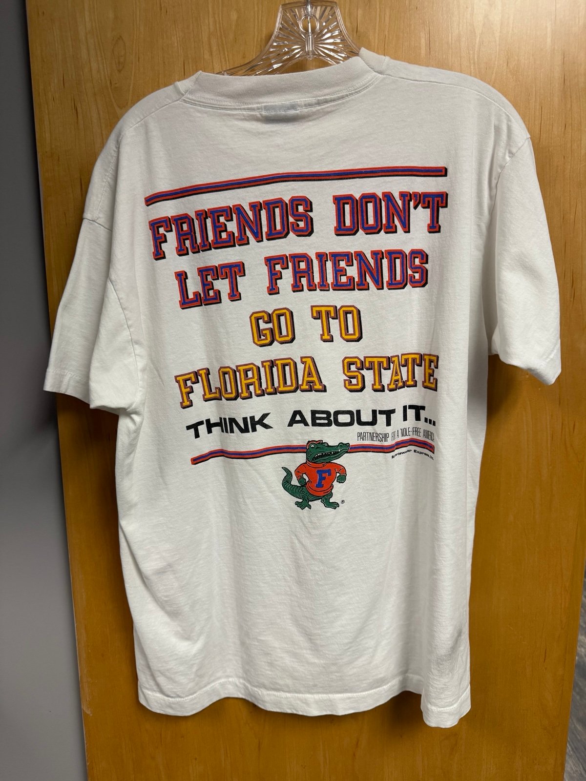 90'S University Of Florida Just Say No Vintage T-Shirt Xl