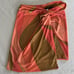 VIX Karen Sharon Ruched Mesh Cover-Up Skirt in Pink/Multi,BRAND NEW,Medium, 98