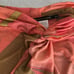 VIX Karen Sharon Ruched Mesh Cover-Up Skirt in Pink/Multi,BRAND NEW,Medium, 98