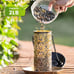 SWEETFULL Solar Bird Feeder for Outdoors Hanging, Metal Wild Bird Feeder