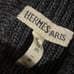 Authentic Excellent Condition HERMÈS Hermes Sleeveless Knit Dark Gray with Sellier Buttons