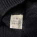 Authentic Excellent Condition HERMÈS Hermes Sleeveless Knit Dark Gray with Sellier Buttons