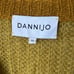 Dannijo gold mohair deep v cropped knit sweater