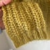 Dannijo gold mohair deep v cropped knit sweater