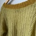 Dannijo gold mohair deep v cropped knit sweater