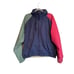 VTG St Johns Bay Colorblock Jacket Mens XL Blue/Red/Green Windbreaker Full Zip