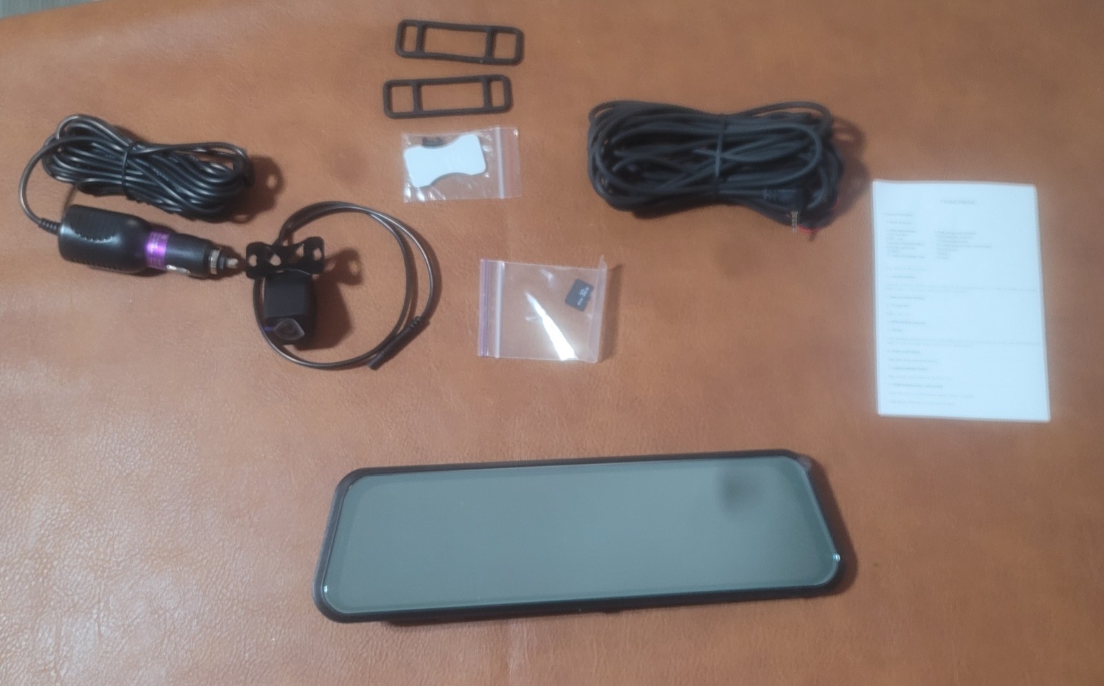 Rear view mirror dash cam