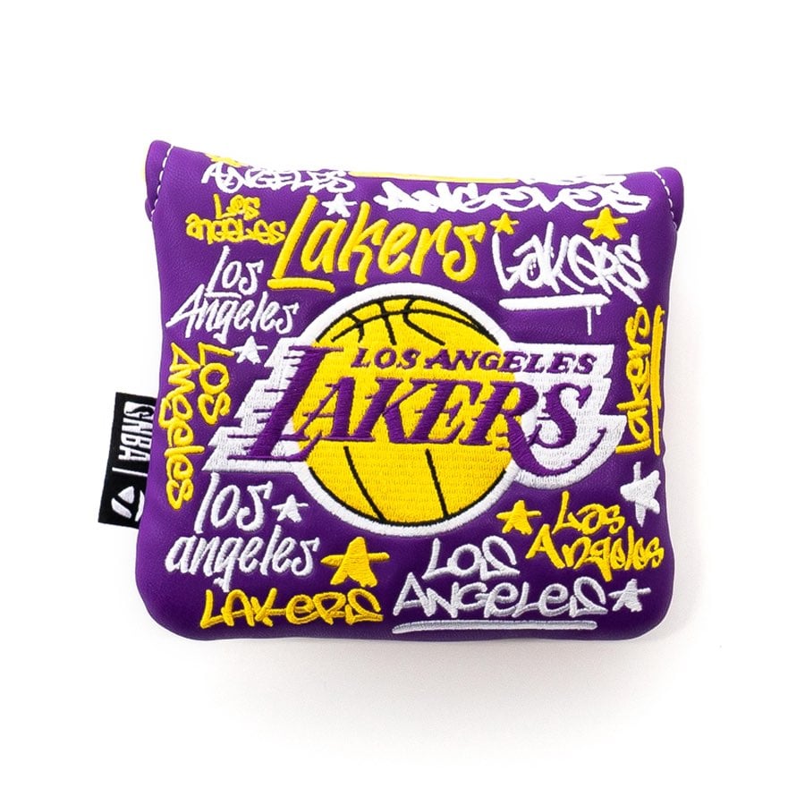NEW TaylorMade Vault Los Angeles LA Lakers Spider X Mallet Putter Headcover