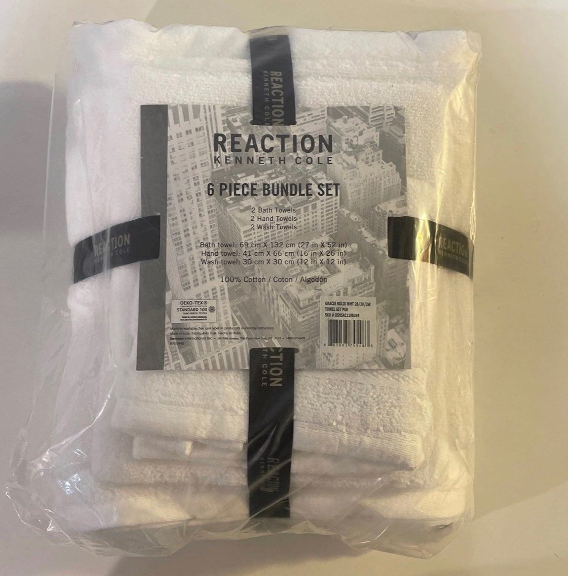 Kenneth cole reaction bath towels sale