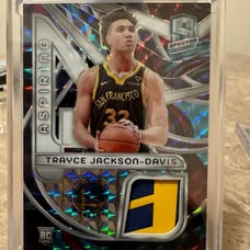 2023-24 Panini Spectra Trace Jackson-Davis Aspiring Patch Red #’d 04/75