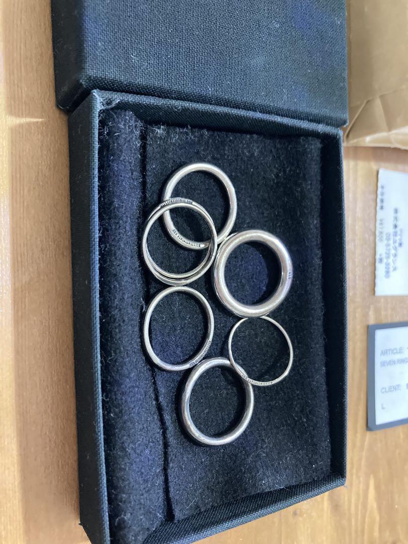 AN DEMEULEMEESTER SEVEN RINGS