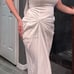 Elegant evening white gown size S