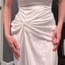 Elegant evening white gown size S