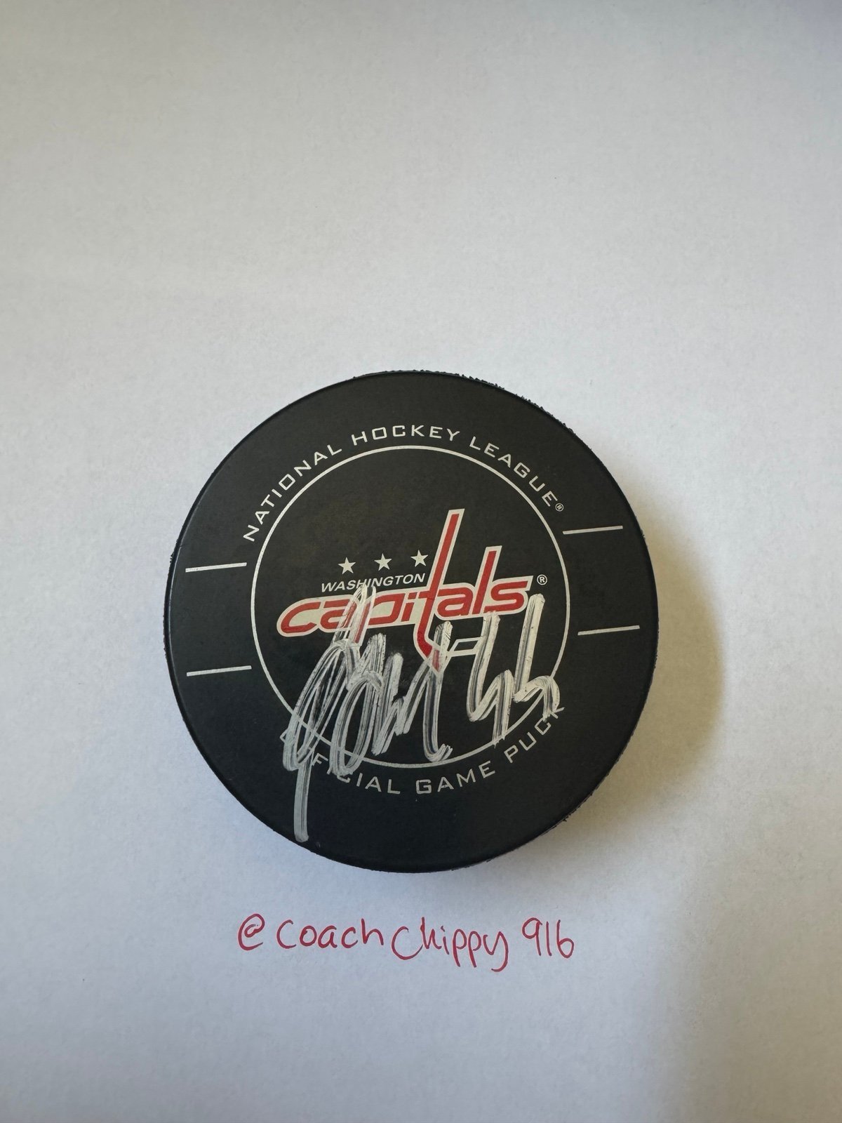 ROMAN HAMRLIK AUTOGRAPH PUCK
