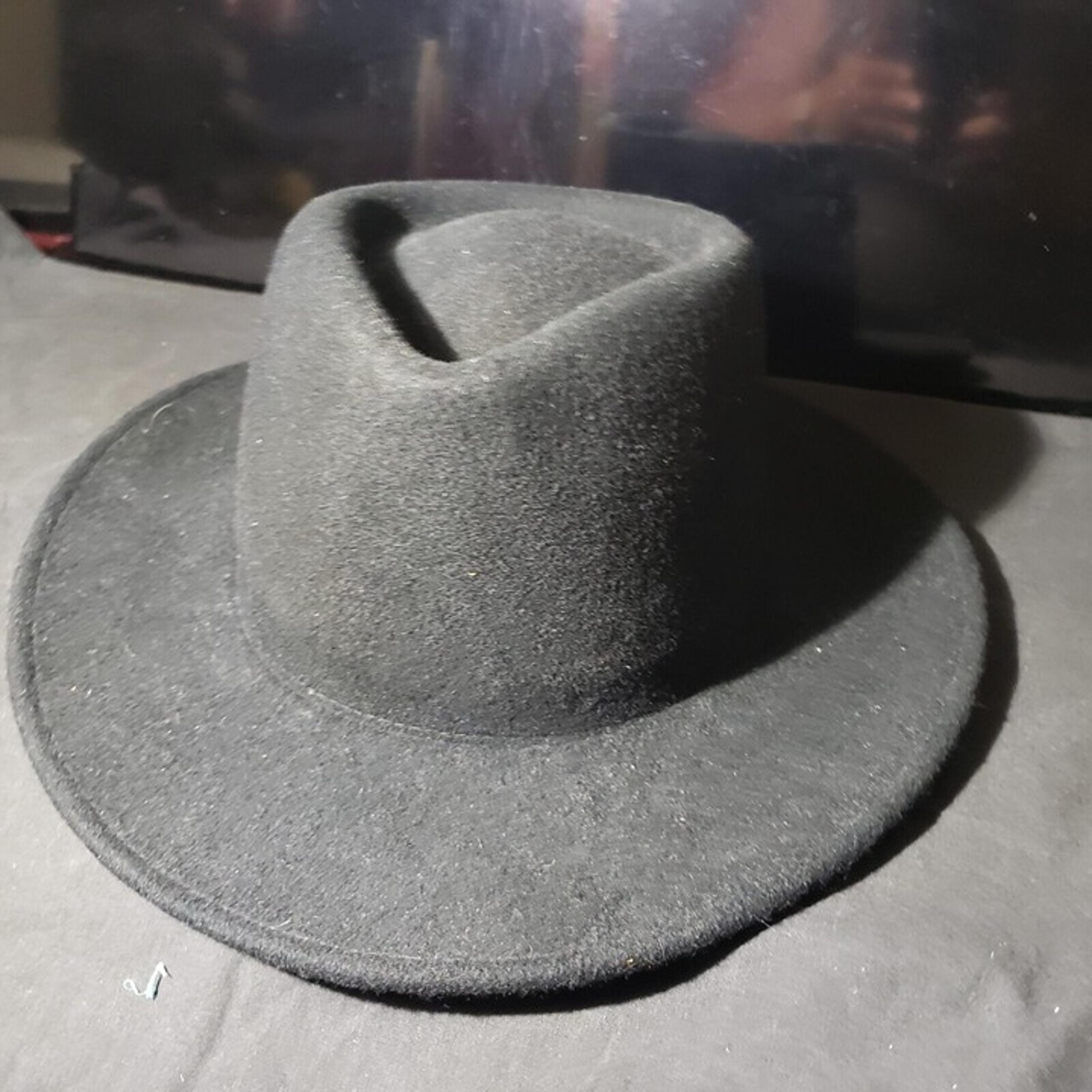 Twister Mens Durango Crushable Black Wool Cowboy Hat 1X No Belt