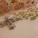 Catholic Prayer Beads Yellow & Silver