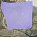Vintage Handmade Granny Square Crochet Lap Blanket Throw Afghan Purple