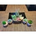 SPEPLA Succulents Plants Artificial 4 Pack, Mini Fake Succulents in Pots