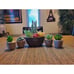 SPEPLA Succulents Plants Artificial 4 Pack, Mini Fake Succulents in Pots