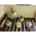 SPEPLA Succulents Plants Artificial 4 Pack, Mini Fake Succulents in Pots