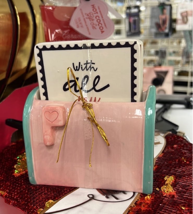 Valentine’s Day Love Letter Caddy with Coasters